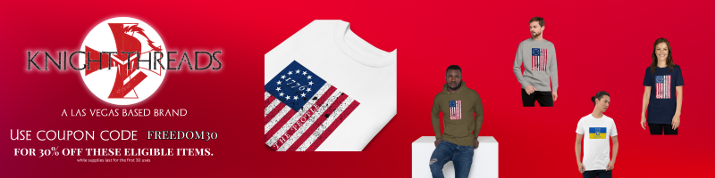 Save 30% off Patriotic Shirts at KnightThreads.com